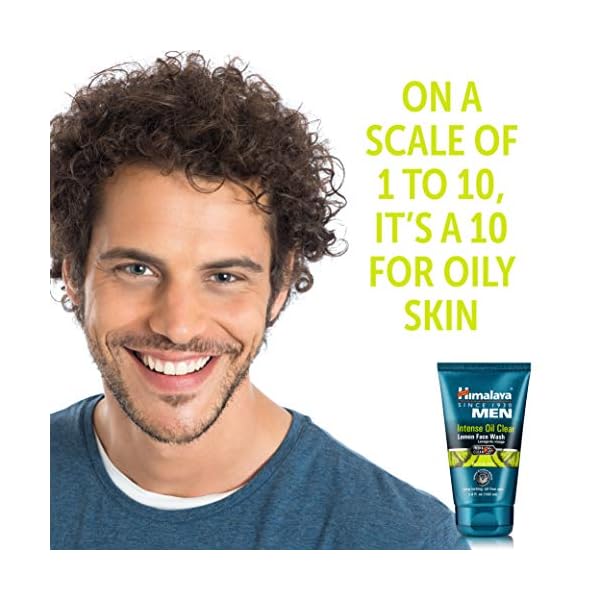 Himalaya-Mens-Intense-Oil-Clear-Lemon-Face-Wash-Deep-Cleaning-Daily-Facial-Cleanser-Non-Drying-For-Normal-to-Oily-Skin-338-oz Himalaya Men's Intense Oil Clear Lemon Face Wash, Deep Cleaning Daily Facial Cleanser, Non-Drying, For Normal to Oily Skin, 3.38 oz