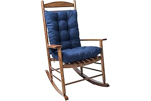 Rocking Chair Cushions Indoor Nursery, Soft Linen Fabric Home Collection Rocking Chair Seat Cushions Pads