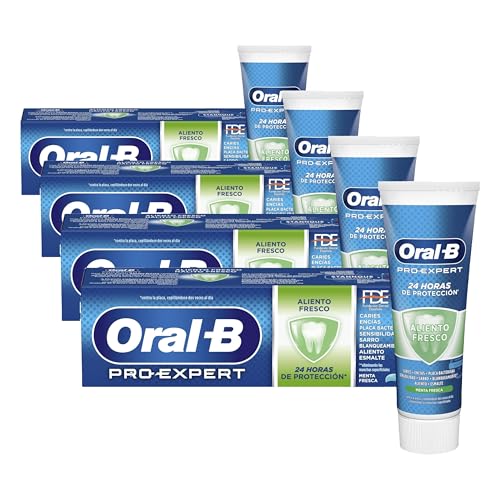Oral-B Pro-Expert Aliento Fresco Pasta Dentífrica 75 ml (Paquete de 4)