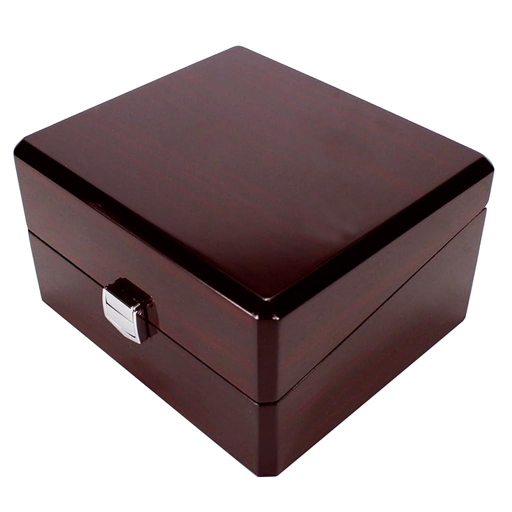 Organizador de relojes de Para madera exclusivo, caja de almacenamiento para joyas, embalaje de regalo o soporte de almacenamiento para viajes, vitrina de Para madera.