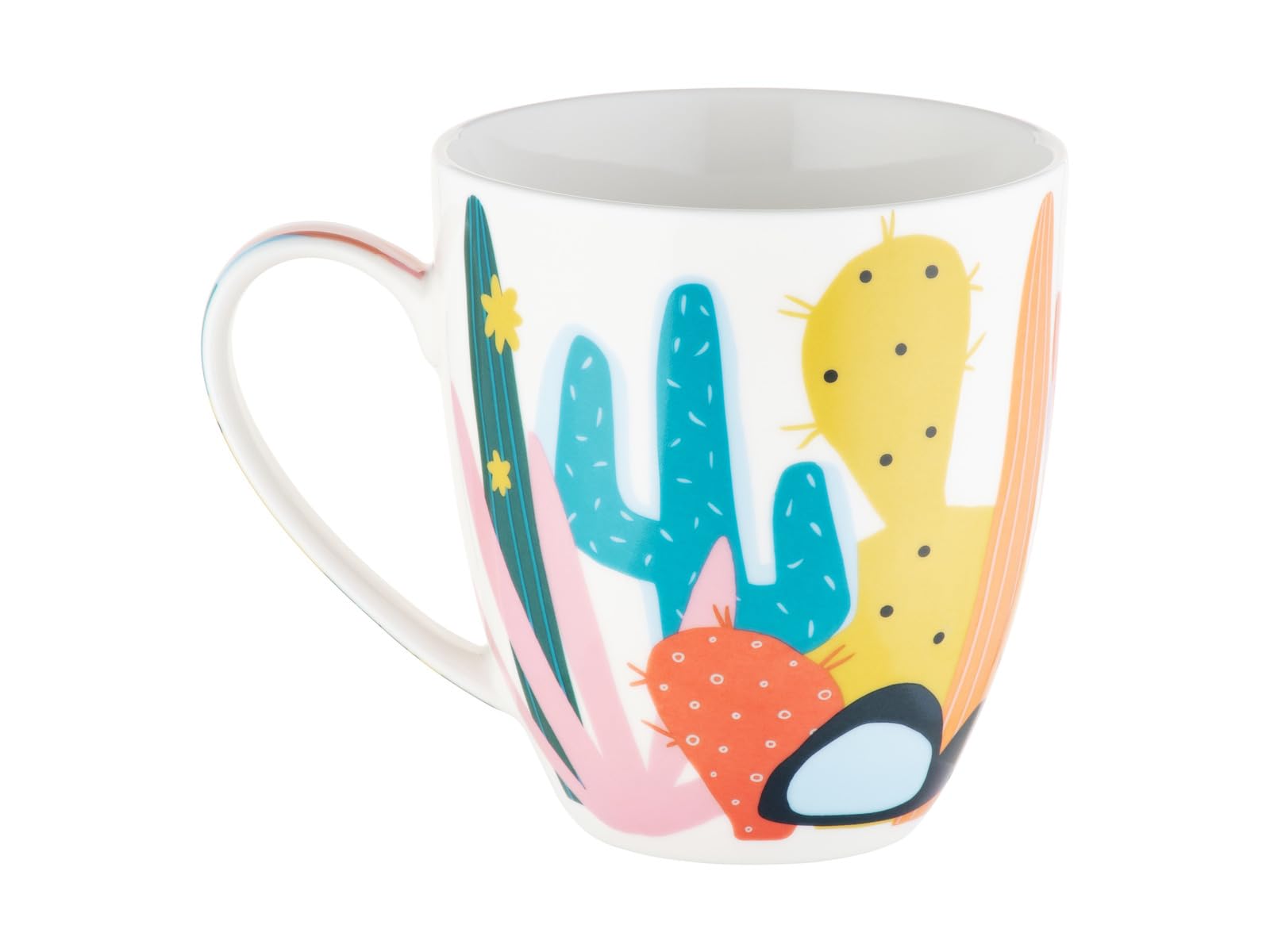 Tazza Grande Maxwell & Williams Rach Jackson Sunset – 510 Ml – Porcellana Con Cactus Colorati – Confezione Regalo - 2