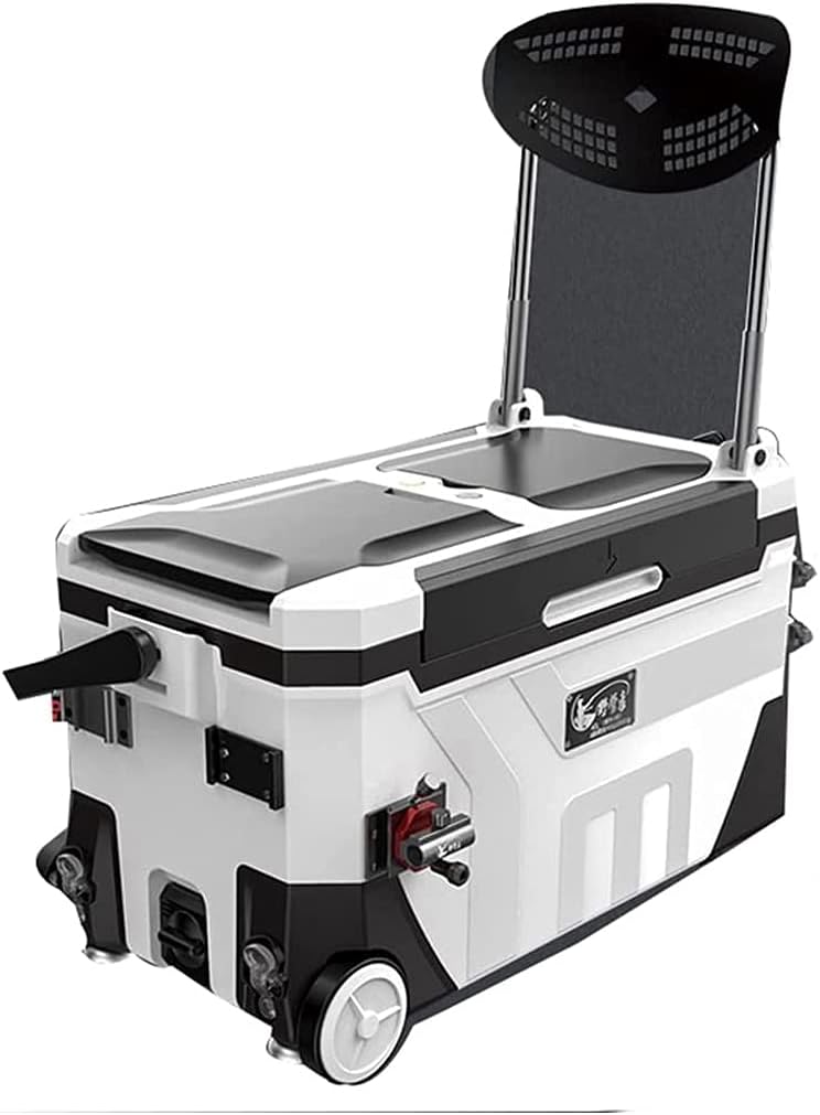 Fishing Box Multi-Functional Portable Fishing Tackle Box Multi-Functional Fishing Box Large-Capacity Fishing Box 40L (Color: White)
