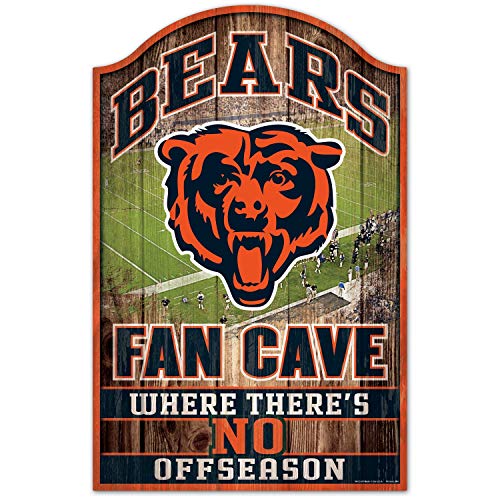 Wincraft NFL Chicago Bears Fan Cave Holzschild