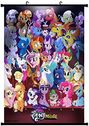 Tina Art My Little Pony Movie Adventure - Póster con marco y colgador (36 x 24 pulgadas)