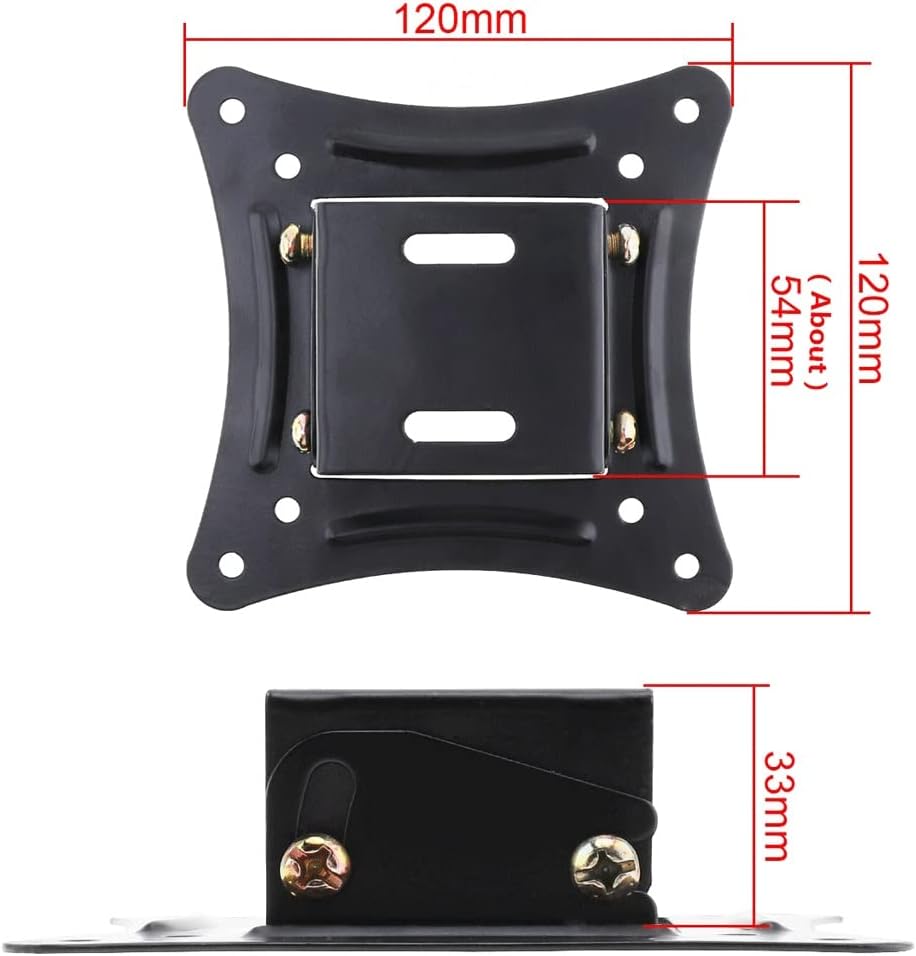 1 Pc Universal Tv Wall Mount Bracket Fixed Flat Panel Frame Support 15 ° Tilt Fit for 14-26 Inch Led Screens Monitors