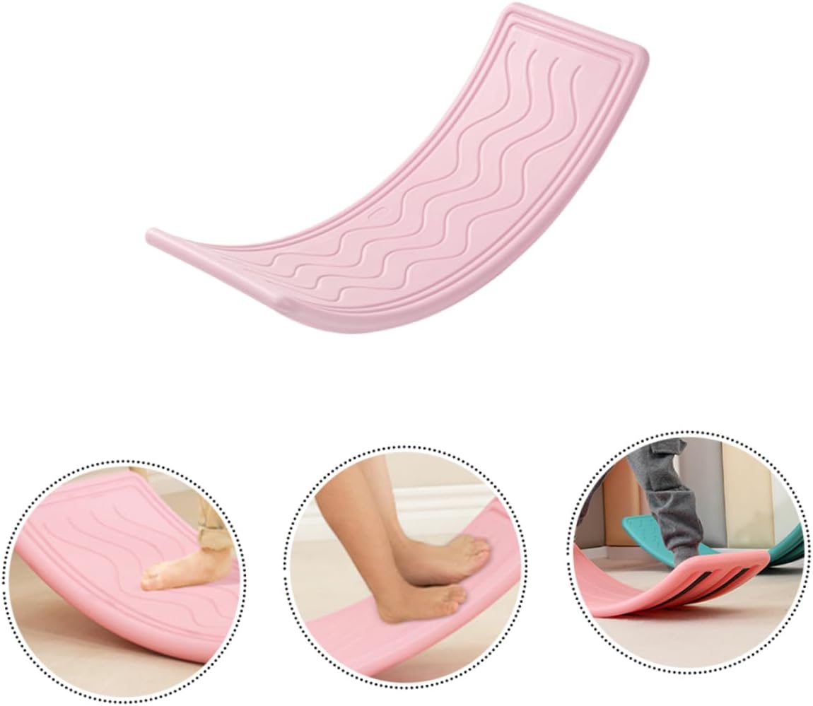 Yardwe Swaying Balance Board for Boy Girl Sensory Training Equipment for Indoor Play Encourages Coordination and Balance Design for Active Play for Boy Girl Ages and up
