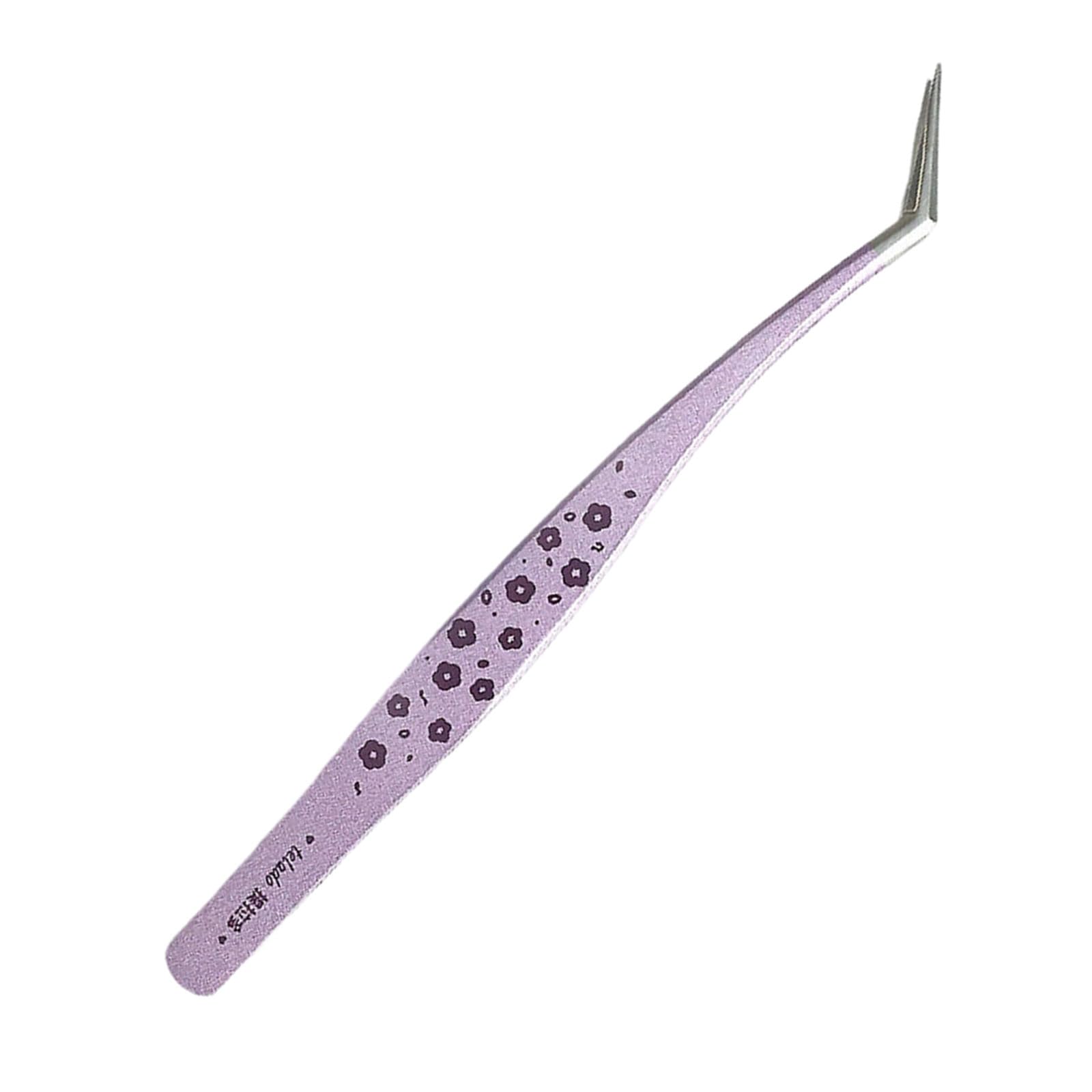 Bent Tip Scrapbooking Tweezers 13cm Stainless Steel for Sticker Placement Journaling Craft Craft Tweezers