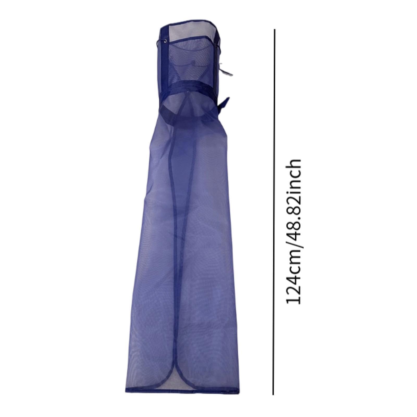 Harilla Tablier de Jardinage En Tissu Maillé, Idéal pour Les Activités Extérieures, Bleu