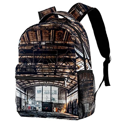 Sac à dos de voyage robuste contre les déchirures style campus avec porte-bouteille