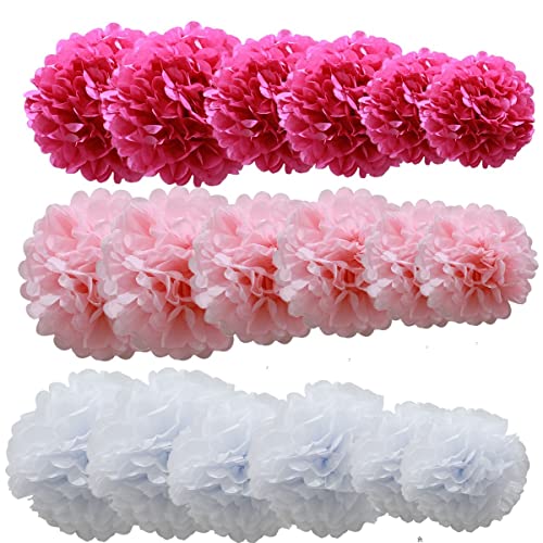 Pom Poms Chrysanth Flowers Craft Paper Flowers Kit For Party Decoration Diy Paper Flower Ball Set By Odetojoy (Pink) #TOP1