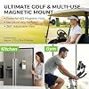 Magnetic Golf Cart Phone Holder, Compatible with iPhone/Galaxy/Google Pixel, Golf Phone Mount Fits EZGO, Club Car, Yamaha, Golf Cart Accessories Essentials Gift for Friend Men Women