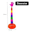 Blinkids Toys Ring Toss Game for Kids, Ring Throwing Game Outdoor and Indoor Fun Games, Shape Sorter Color Recognition Aim and Strike Game Toy for Boys and Girls (Multicolor) gallery image