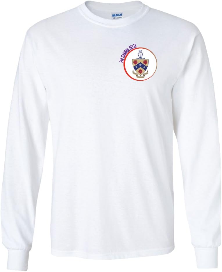 Phi Gamma Delta Long Sleeve T-Shirt Coat of Arms Design