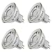 Produktbild SEBSON LED Lampe GU5.3/ MR16 warmweiss 5W, ersetzt 35W Halogenlampe, 420lm, LED Leuchtmittel Spot 36°, 12V DC, 4er Pack