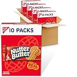 Nutter Butter Peanut Butter Sandwich Cookies, 40 Snack Packs (4 Cookies Per Pack, 4 Boxes)