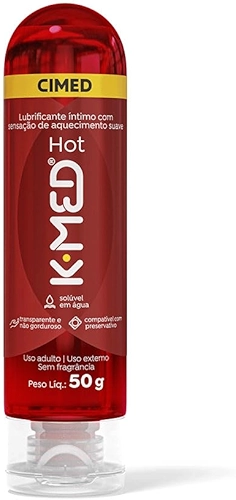 K-med Hot Lubrificante Íntimo que Aquece com 50g