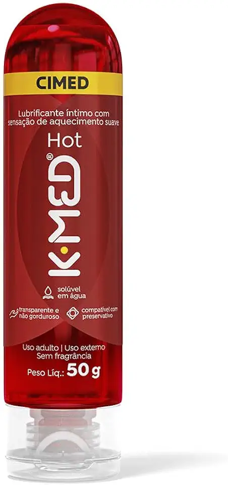 K-med Hot Lubrificante Íntimo que Aquece com 50g