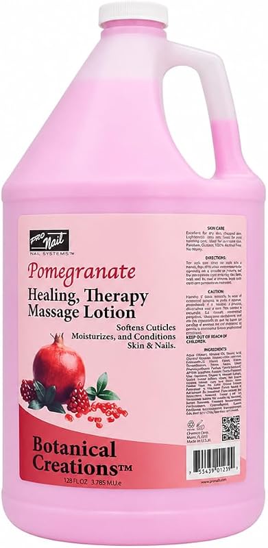 Loção corporal e para massagem PRO NAIL, fórmula não oleosa, 3,79 L