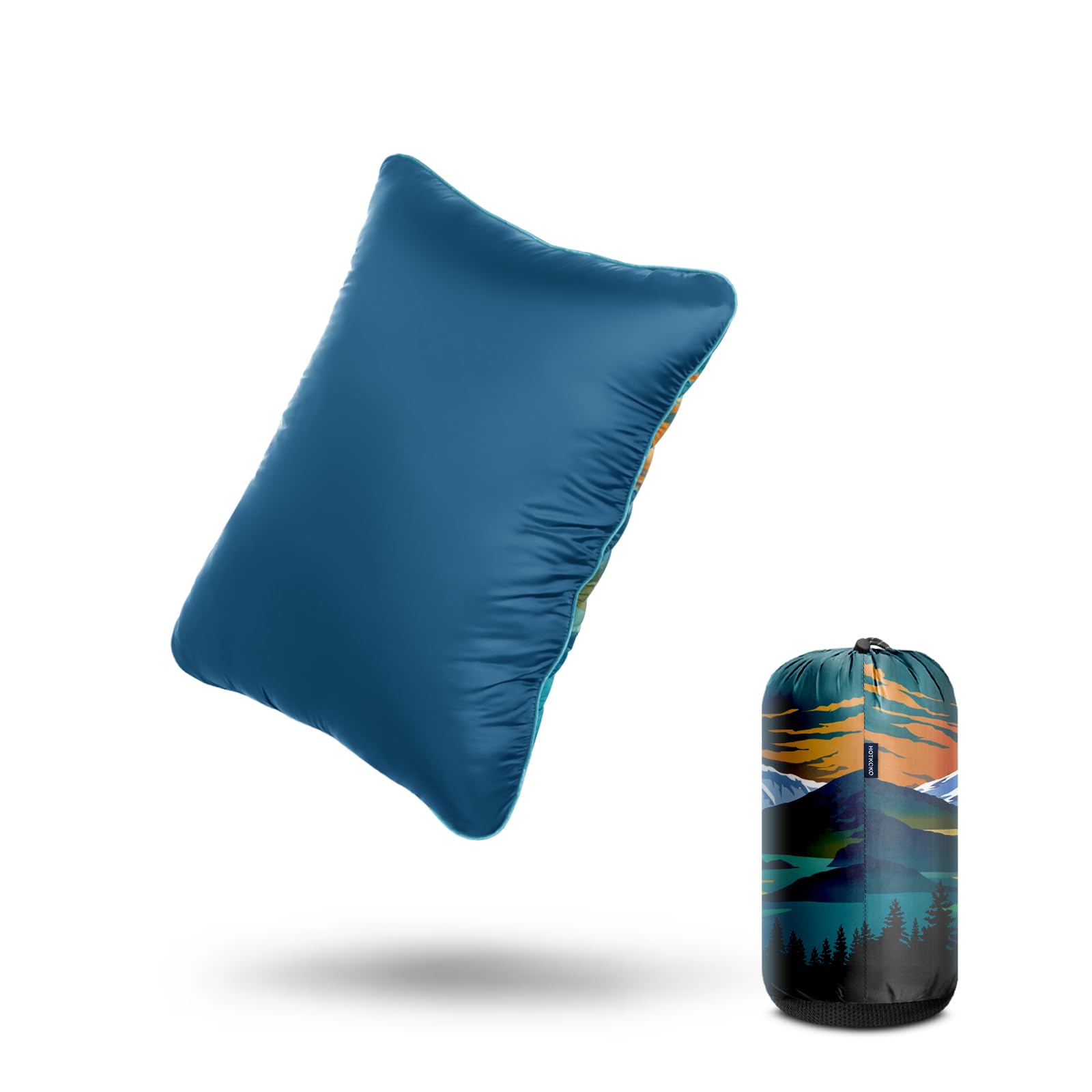 Beach Pillow Hotkoko Compressible Camping Pillow Lightweight