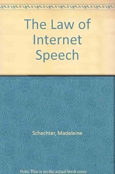 Hardcover Law of Internet Speech Book