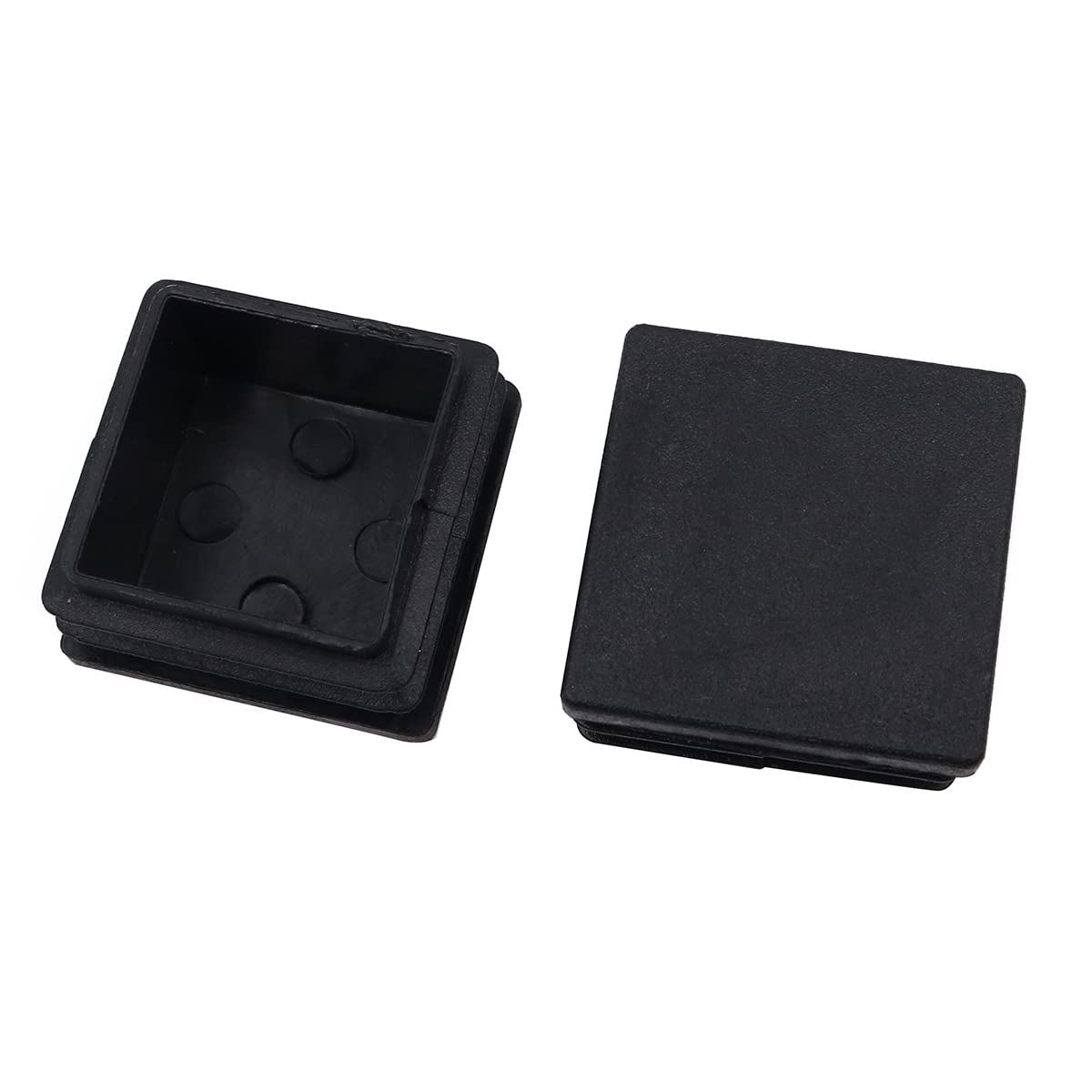 Amazon.co.jp: 50 NUZAMASスクエアブラックプラスチックエンドキャップ