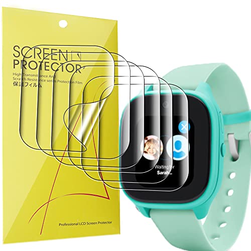 Lamshaw Compatible for Gizmo Watch 3 Screen Protector, [6 Pack] Full Coverage TPU Clear Film Compatible for Gizmo Watch 3 Watch (6 pack)