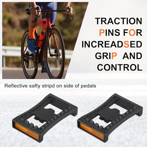 Bike Pedal Fit for , Adapter Converts for SPD Cleat Pedals to Flat Pedals, Fit for SMPD22, M540, M520 Models