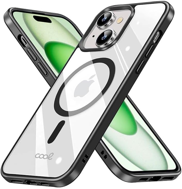 Cool Case for iPhone 15 Plus Magnetic Black Border