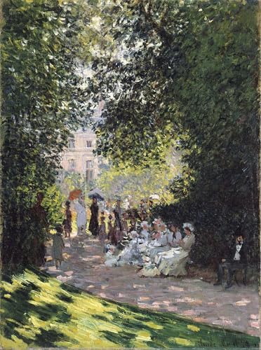 Carteles Impresiones il Parco Monceau di Claude Monet para renovar paredes vacías 60x90cm