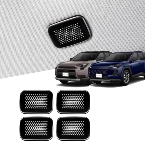 FOR �V�^ RAV4 XA60 6��� 60�n�i2025�N12��~���s�j �Ԃ̃��[�t�X�s�[�J�[�p�X�e�b�J�[ �G�A�R�������o�����J�o�[�A�N�Z�T���[��p �X�e�����X�� 4�_�Z�b�g �h�o �ԓ��A�N�Z�T���[ (��)