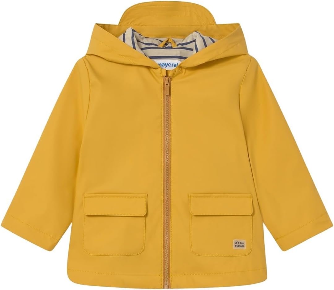 Mayoral Rain coat for Baby-Boys Peach