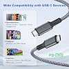 Basesailor USB C to USB C 60W Cable 10ft/2Pack with 90 Degree USB C Adapter 3Pack for iPhone 17 16 15 Max Pro,MacBook,iPad Air 4 5th Mini 6 6th,Samsung Galaxy AI S24 S23 S22 Plus Ultra