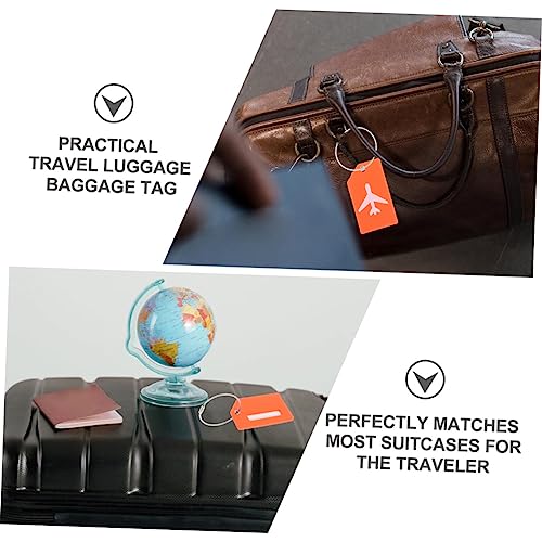 SHERCHPRY 2 etiquetas de bagagem, etiquetas de viagem, etiquetas de bagagem de silicone para malas,