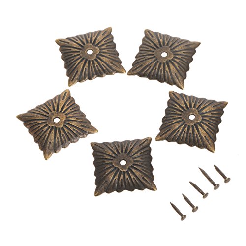 Mgoodoo Lot de 100 pièces de fer tachas meubles quincaillerie clous bronze antique décoratif clous clous de coussin goujons porte canapé décoration intérieure 21x21mm Cover
