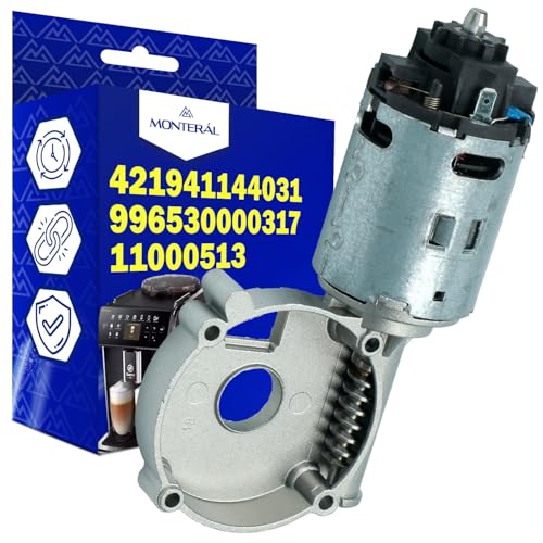 Motor der Kaffeemühle für Kaffeemaschine Gesamtlänge 143 mm mit dem Originalcode 421941144031 996530000317 11000513 für Saeco für Philips für Gaggia - Garantie 10 Jahre - MONTERAL