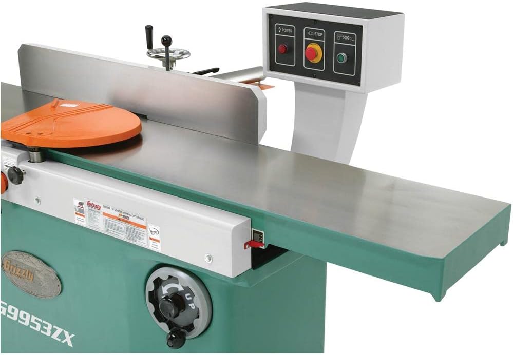 Grizzly Industrial G9953ZXF - 16" x 99" 3-Phase Z Series Jointer w/Spiral Cutterhead