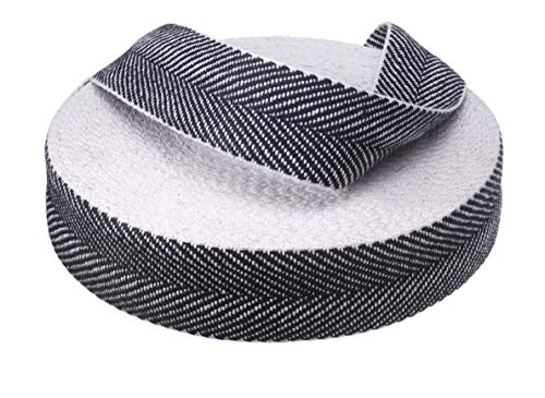 Direct Manufacturing Toile d'ameublement en toile de jute à chevrons - 50 mm x 10 m - Fabriquée au Royaume-Uni Cover