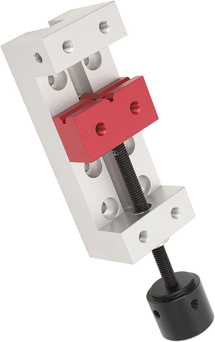 50mm Aluminum Bench Vise Clamp for Drill Press Table Holding Tool to Secure Various Objects
