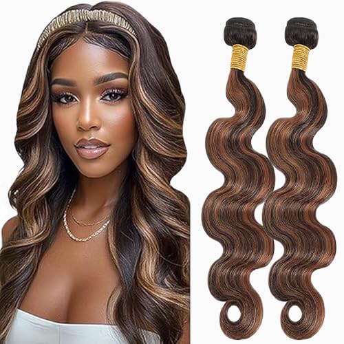 Extensiones de pelo humano sin olor P430 para coser y dar volumen