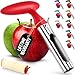 Premium Apple Corer - Easy to Use and Durable Apple Corer Remover for Pears, Bell Peppers, Fuji, Honeycrisp, Gala and Pink Lady Apples - Stainless Steel Best Kitchen Gadgets Cupcake Corer, by Zulay