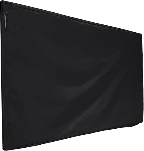 Miniatura 2 de Covermates Cubierta de media TV para exteriores, varios tamaños, material ligero, resistente a la intemperie, a prueba de polvo, cordón de sujeción,