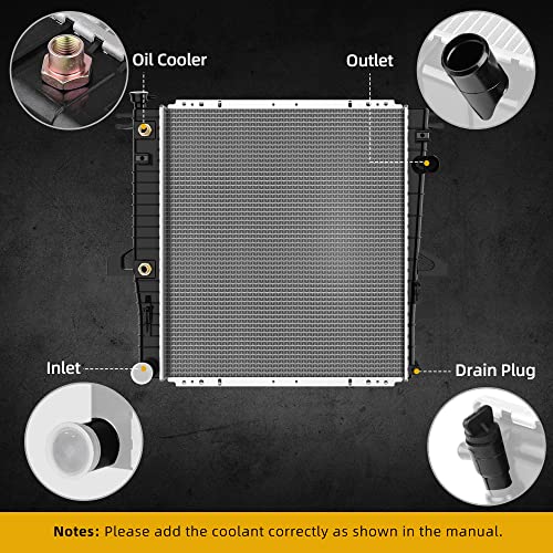 DWVO Complete Radiator Compatible with Ford Mazda Explorer Ranger B3000 B4000 3.0L 4.0L V6 DWRD1014 by DWVO - Image 6