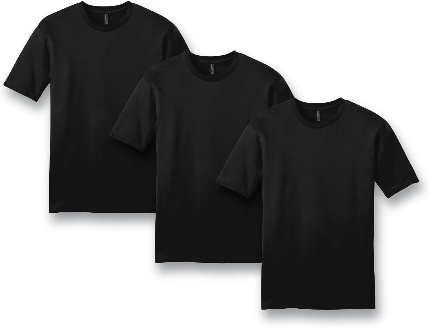 District Unisex Crew Neck T-Shirts 3-Pack