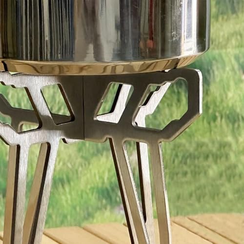 Soporte para ollas de camping estable que evita vuelcos de comida 7