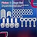 NTLTPYY Engine Crankshaft Rebuild Kit for Hyundai/Kia 2.4L - Fits Sonata, Optima, Santa Fe, Sorento, Sportage (2006-2020) - Includes Pistons, Bearings, Gaskets, Rods - OE 23111-2G200 23040-2G500