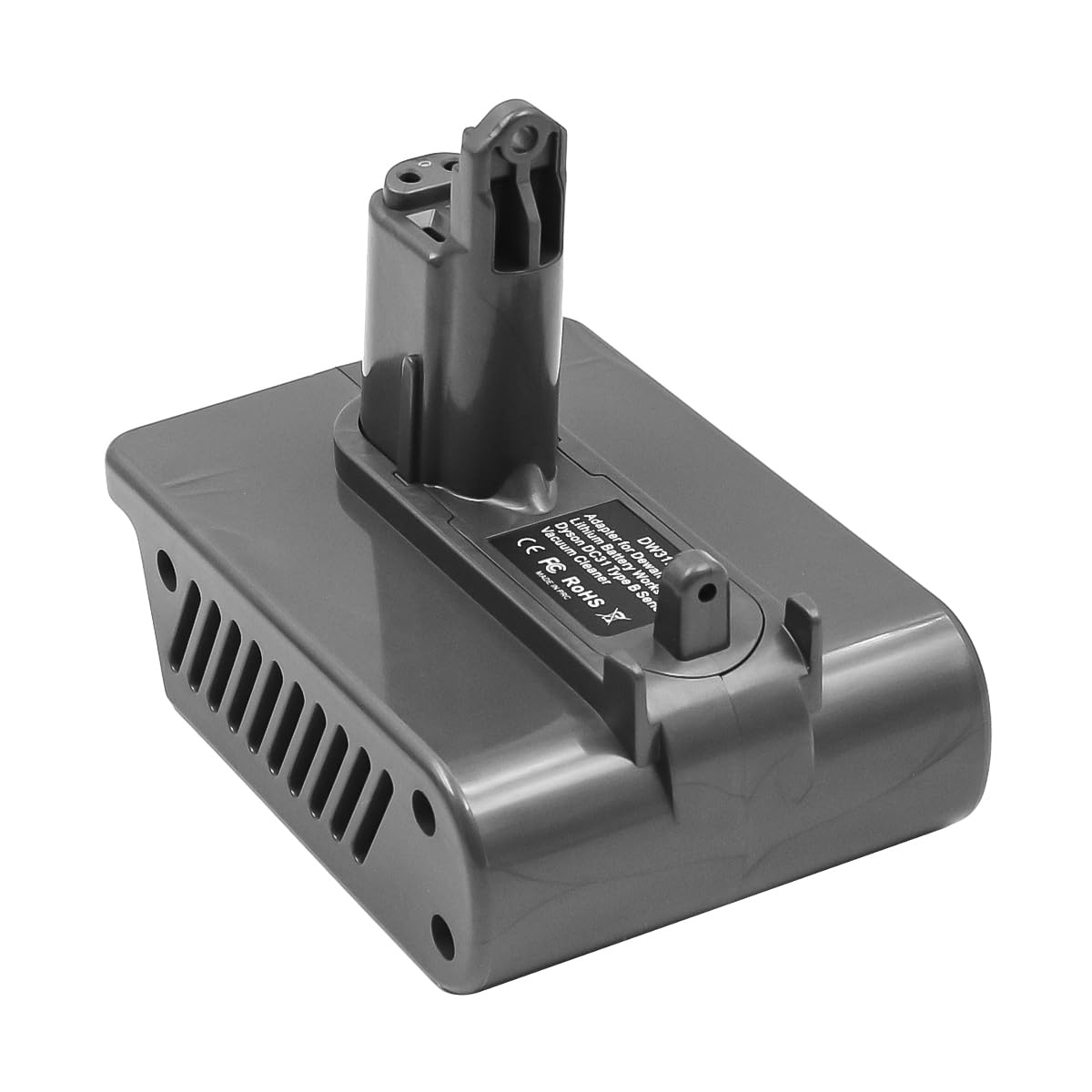 ZONADAH Adapter for Dewalt DC31 Type B Battery Adapter 20V Battery to Replace for Dyson Type B DC31 DC34 DC35 DC44 DC45 Battery Adapter for Dyson Type B Vacuum Cleaners