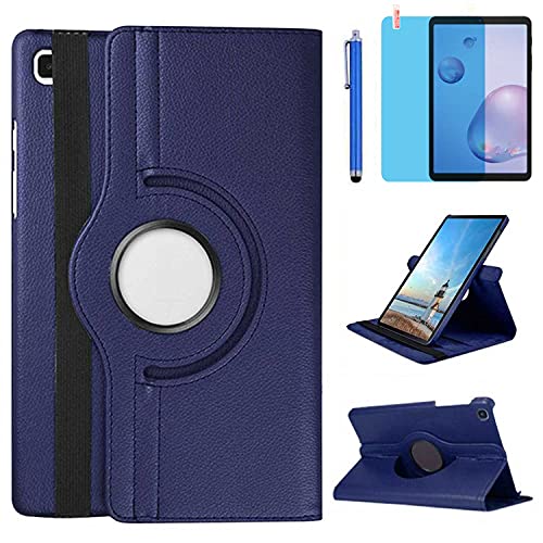 Case for Samsung Galaxy Tab A 8.4'' 2020 (SM-T307U SM-T307), 360 Degree Rotating Stand Case Protective Cover, with Stylus Pen,Screen Film (Blue)