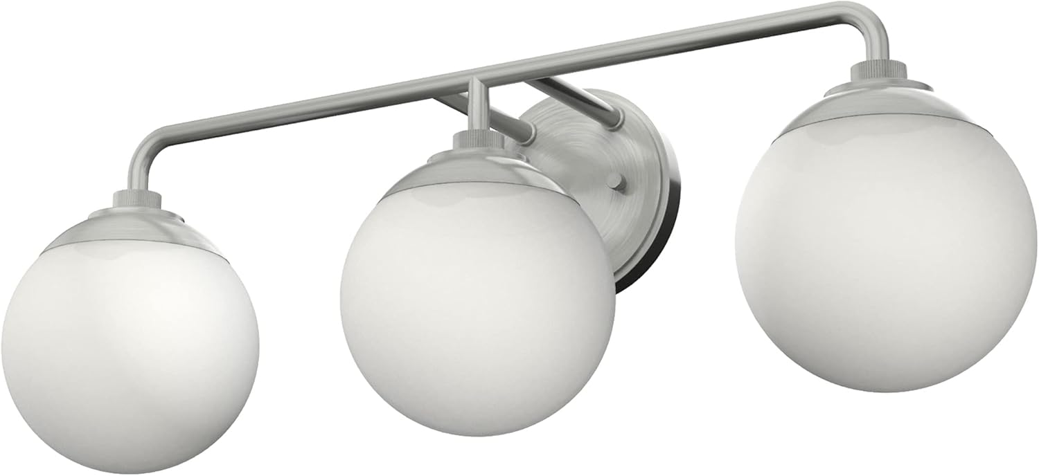 Hunter Fan Company 19178 Hepburn Vanity Light, Brushed Nickel - - 