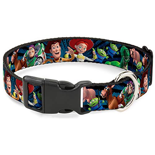 Collar Toy Story running2 ajustable en denim para evitar tirones 2
