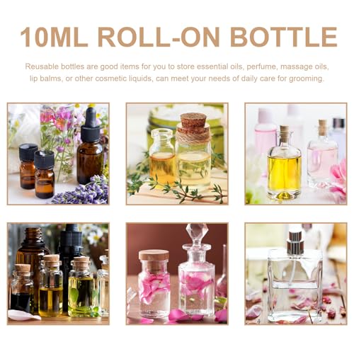 Botellas de vidrio roll-on de 10ml antigoteo para evitar derrames de perfume 7